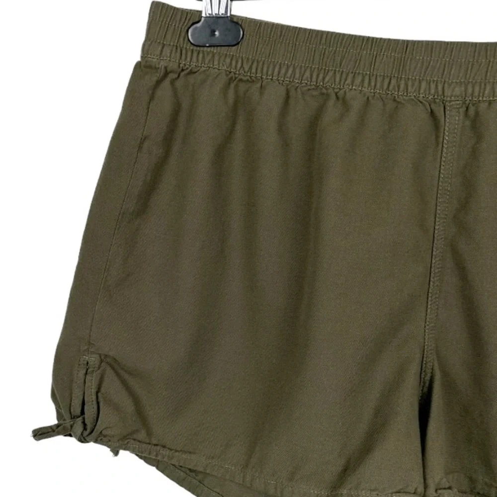 Madewell Womens Side Tie Shorts Size Large Green